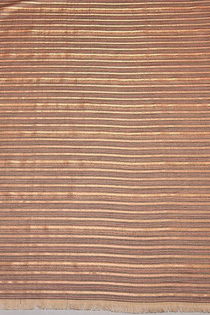 Reversible Zari Striped Women's Shawl