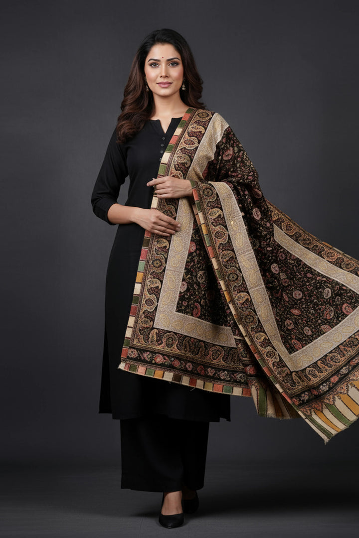 Kalamkari Shawl For Women