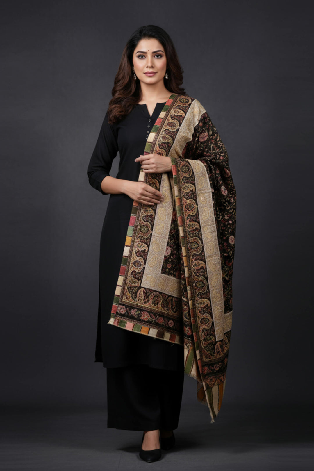 Kalamkari Shawl For Women