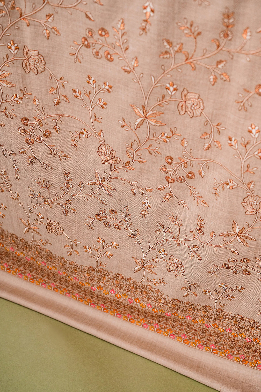 Madhubala Embroidered Unstitched Suit With Zari