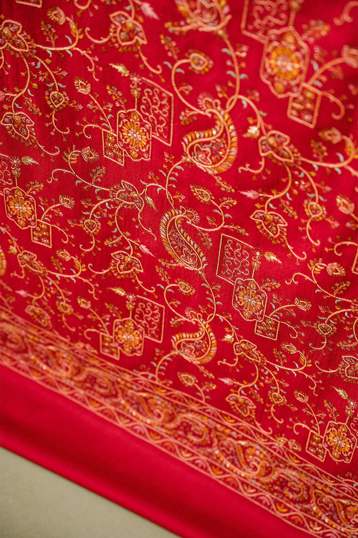 Mahima Embroidered Unstitched Suit With Zari