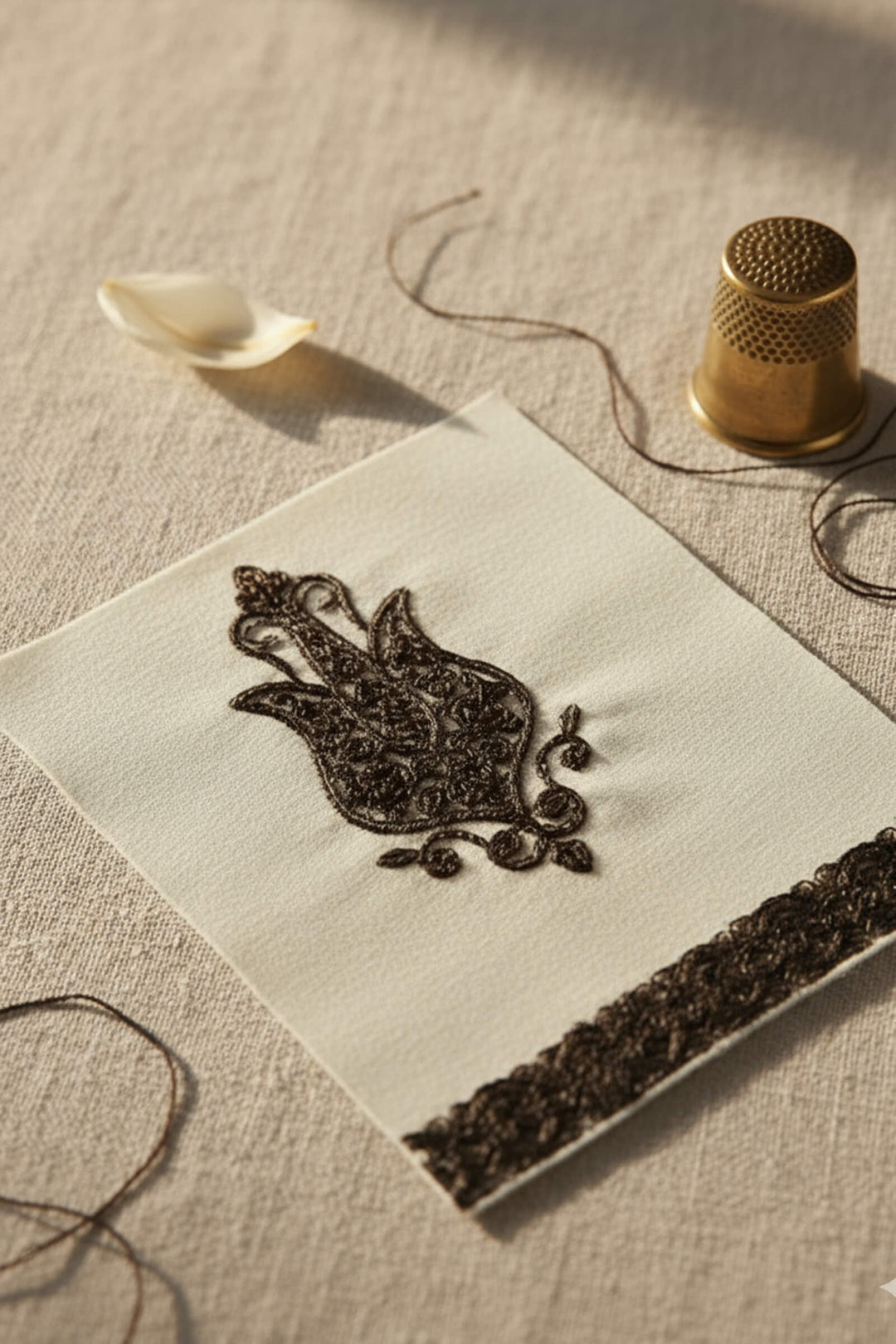 Multihead Embroidered Shawl for Men