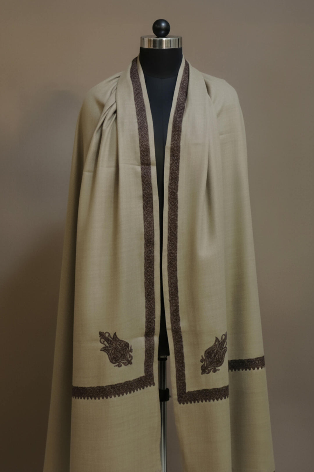 Multihead Embroidered Shawl for Men