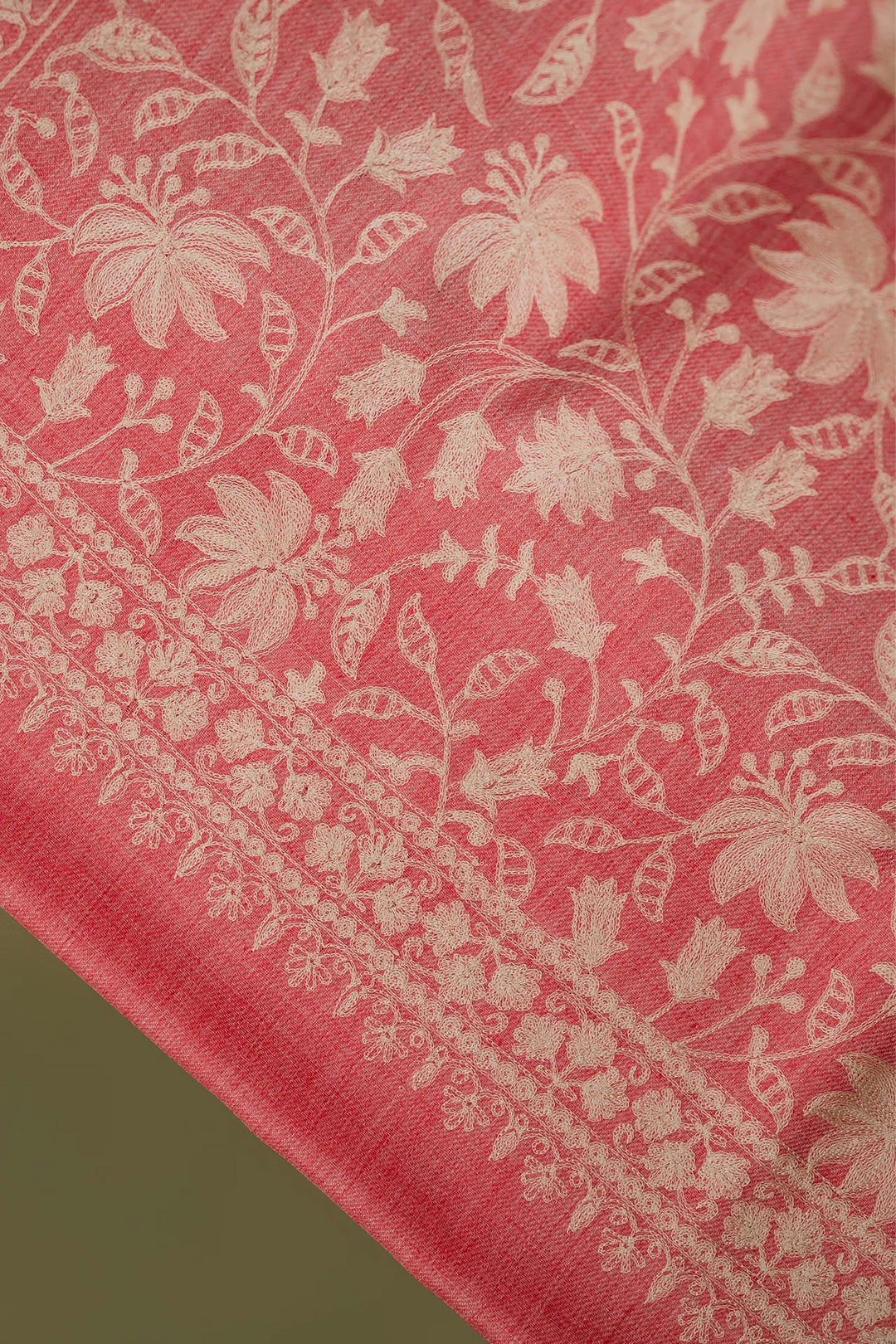 Priyanka Jaal Embroidered Unstitched Suit With Jaal Dupatta