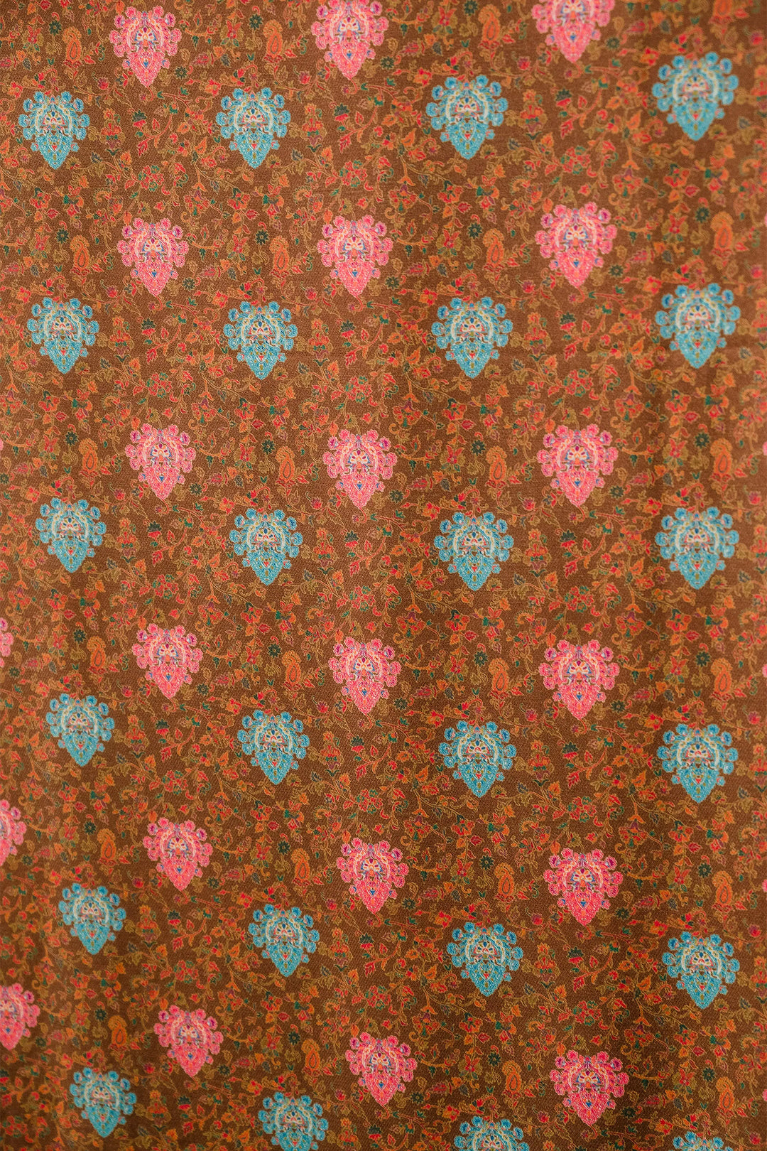 All Over Buti Style Unstitched Suit With Reversible Dupatta