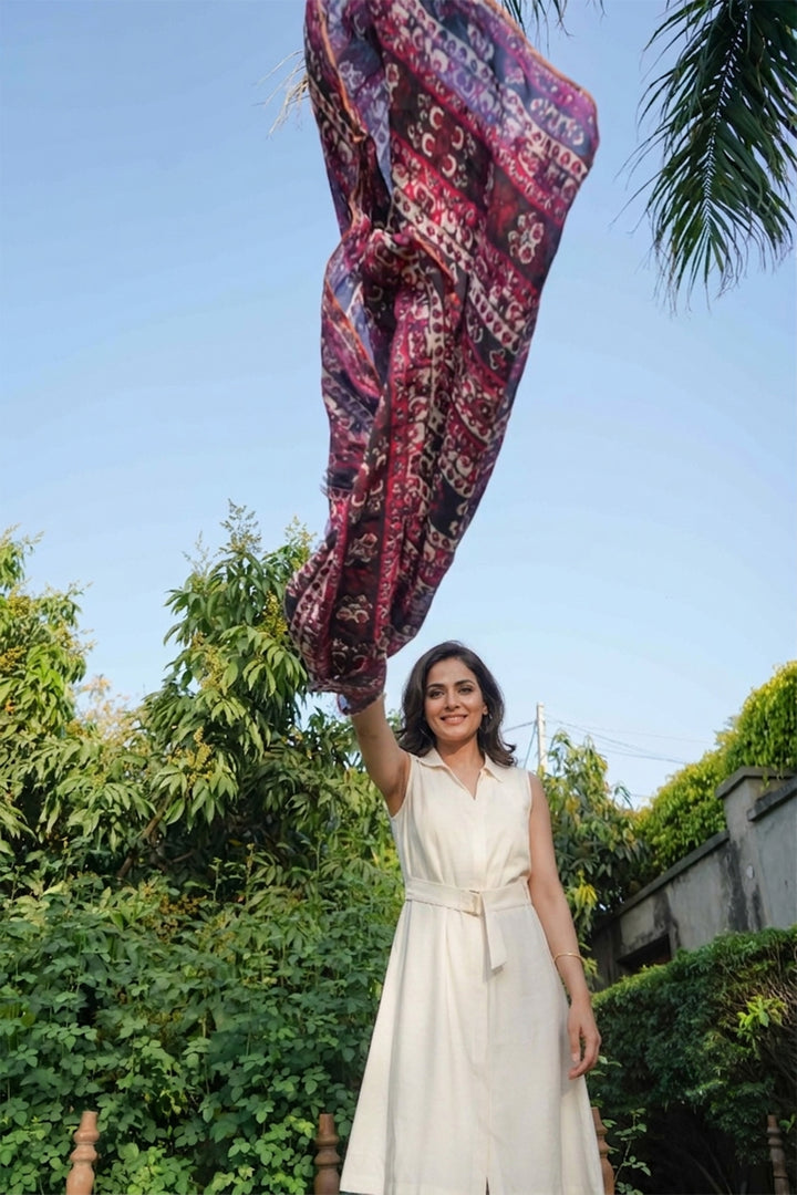 100% Cotton Block Print Stole