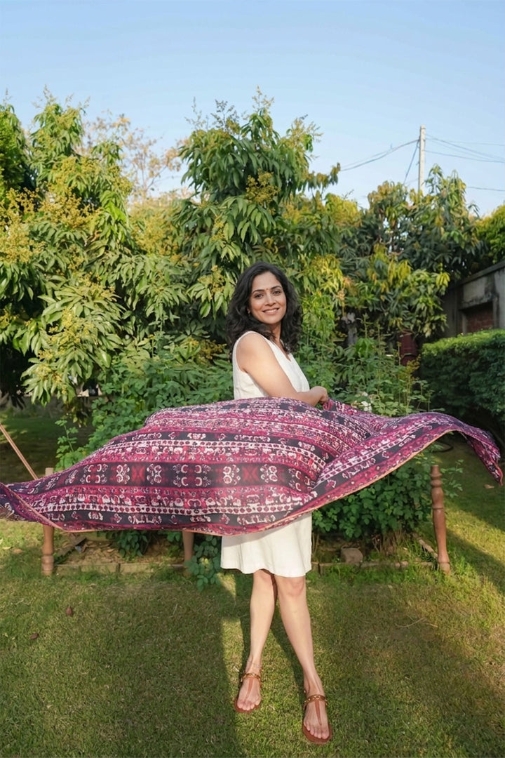 100% Cotton Block Print Stole