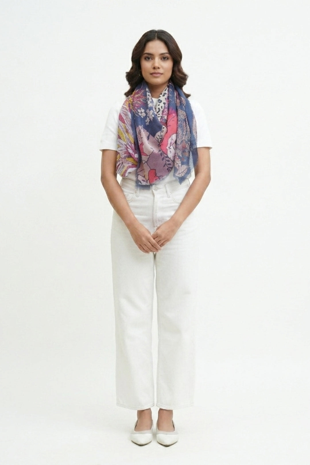 Jungle Print Squared Stole