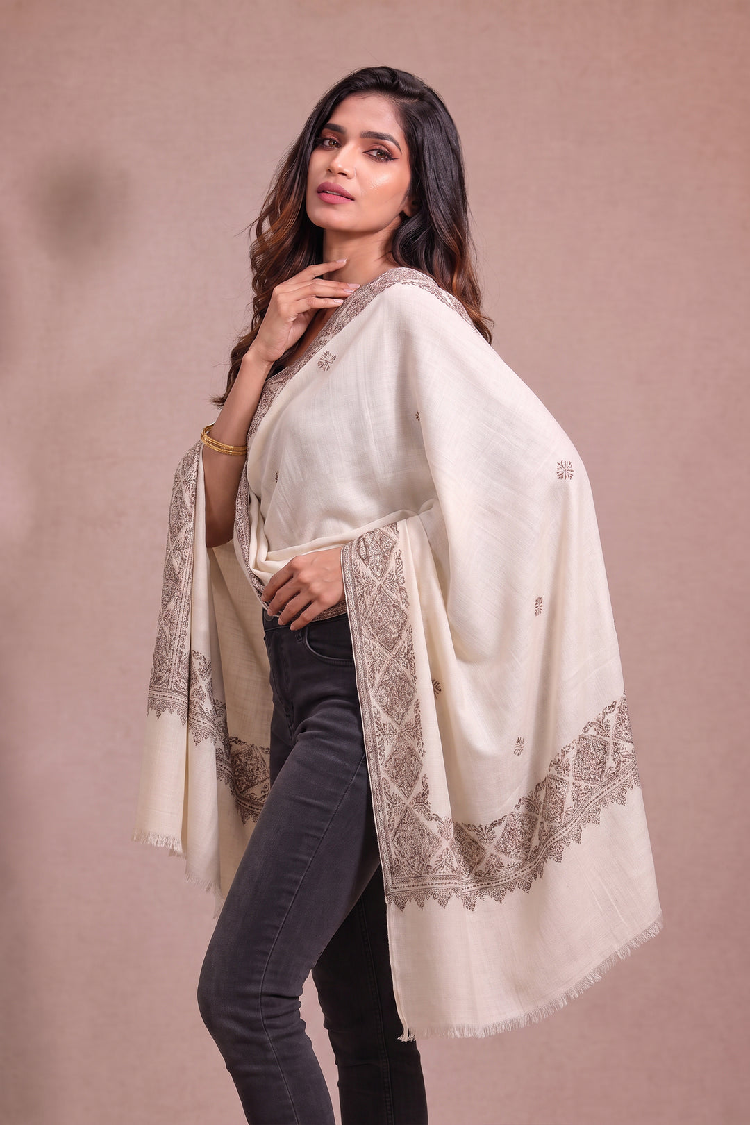 Woven Women's Kani Shawl