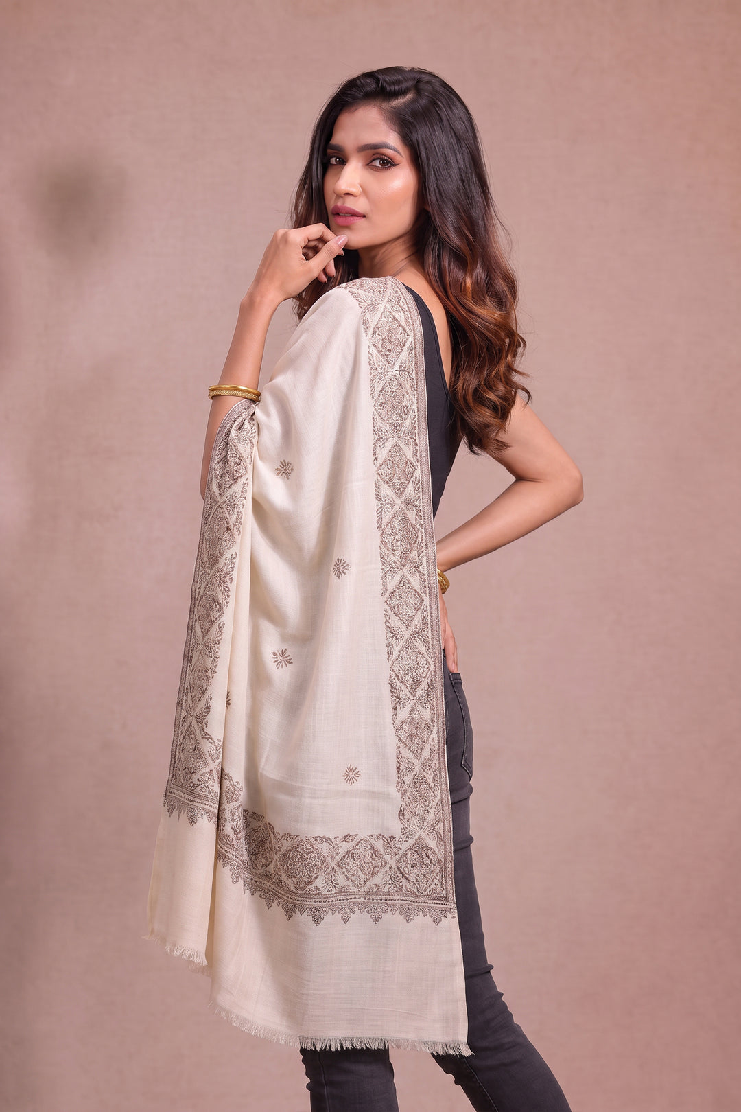 Woven Women's Kani Shawl