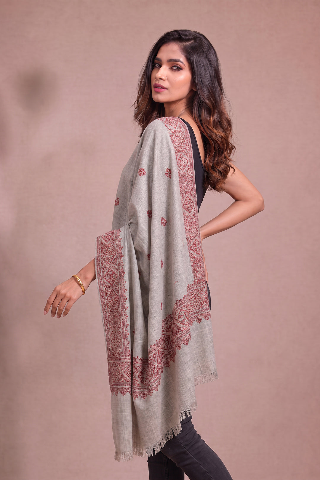 Woven Women's Kani Shawl