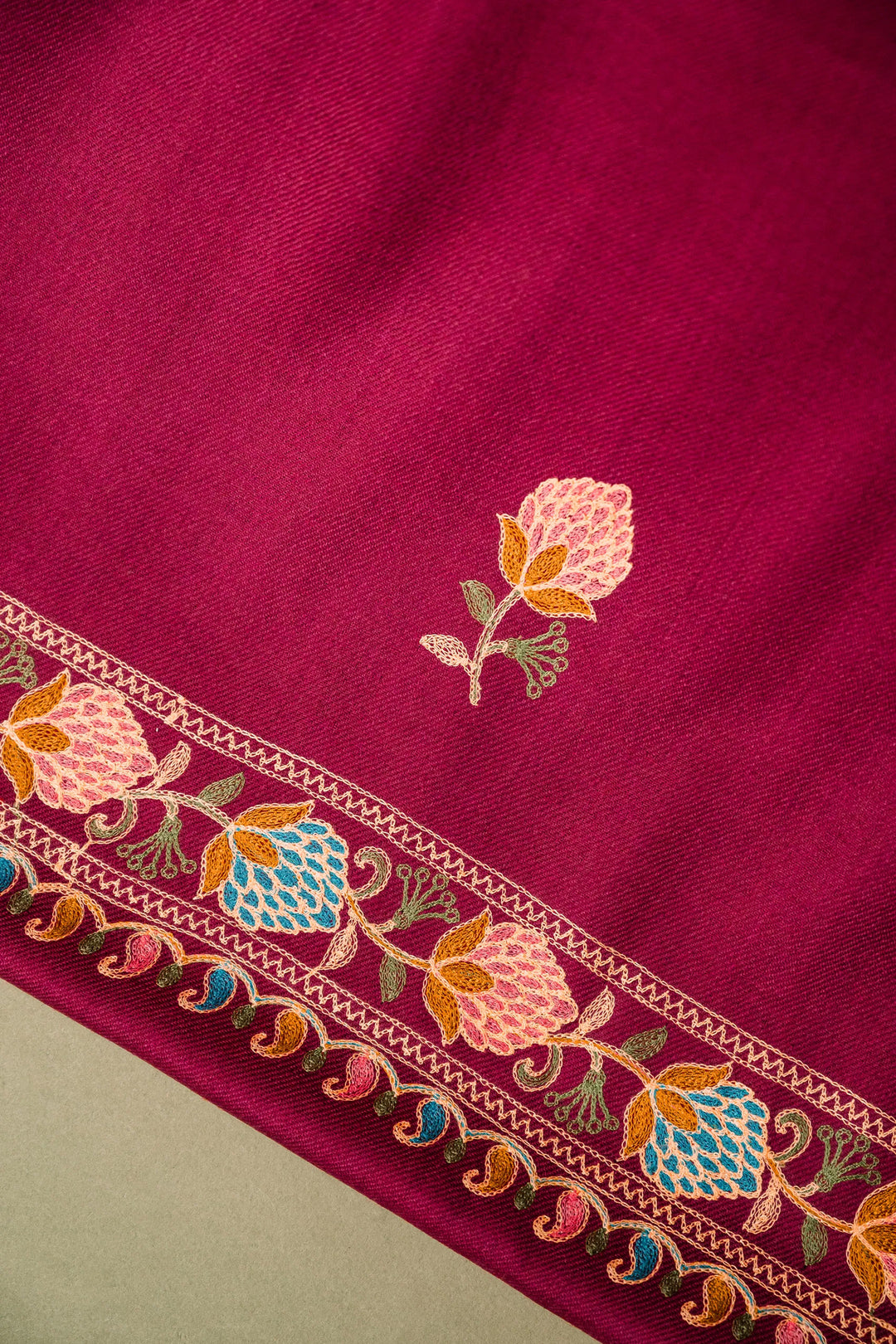 Aatika Embroidered Unstitched Suit With Sleeve Design