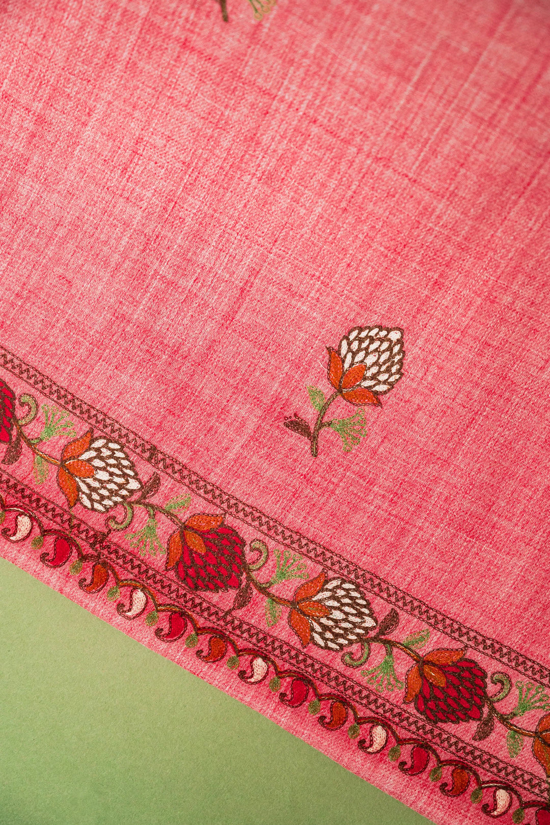 Aatika Embroidered Unstitched Suit With Sleeve Design