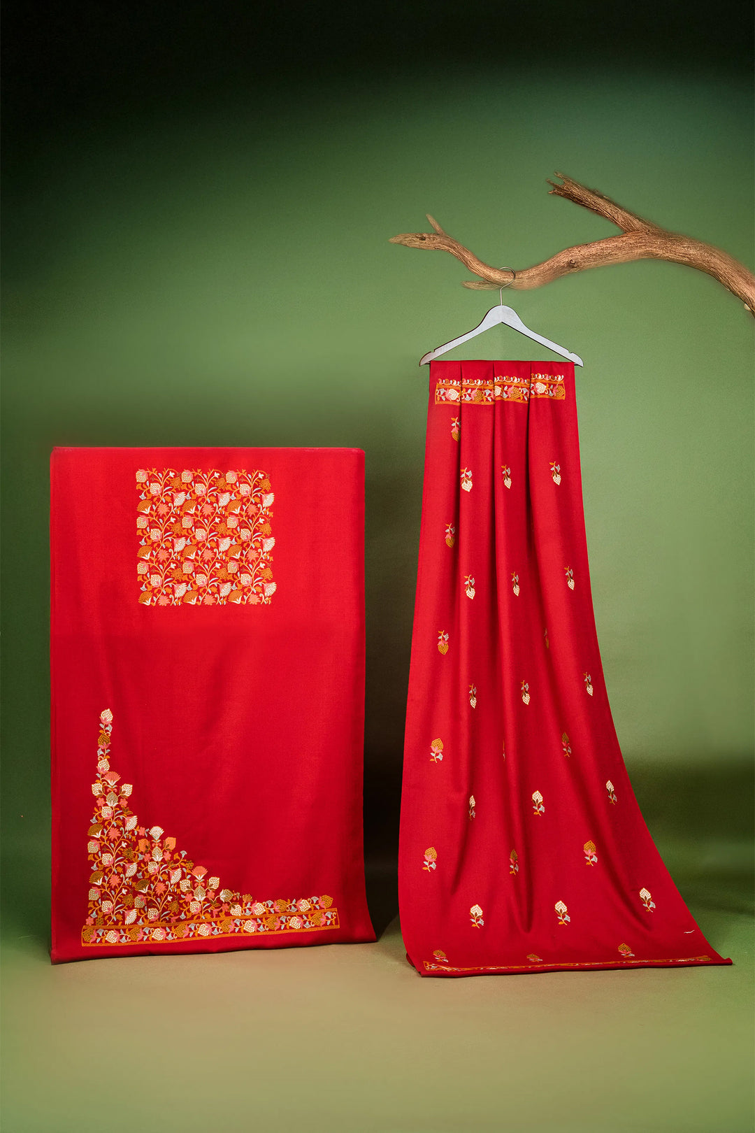 Aatika Embroidered Unstitched Suit With Sleeve Design