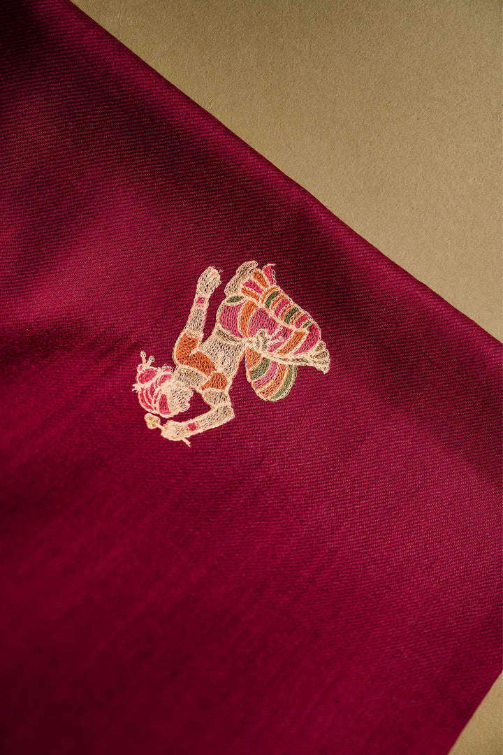 Karishma Figurative Jaal Embroidered Unstitched Suit