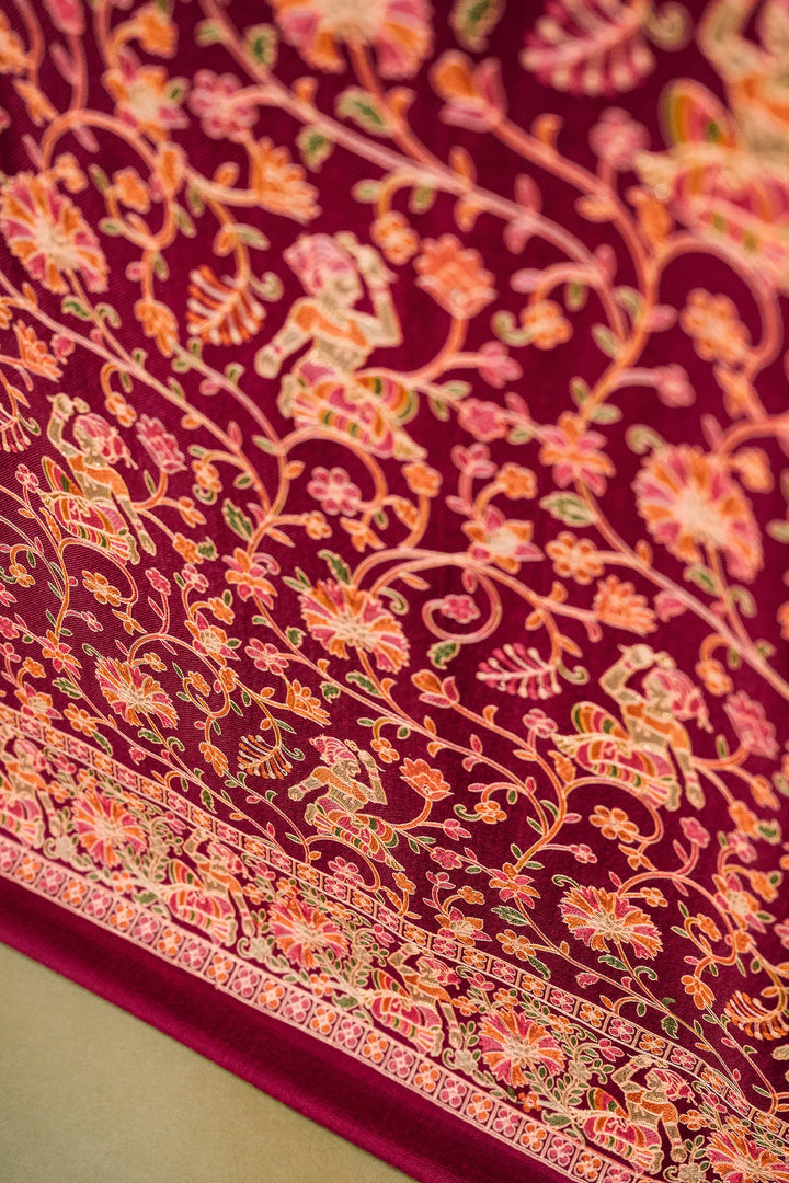 Karishma Figurative Jaal Embroidered Unstitched Suit