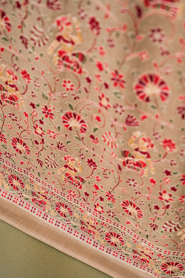 Karishma Figurative Jaal Embroidered Unstitched Suit