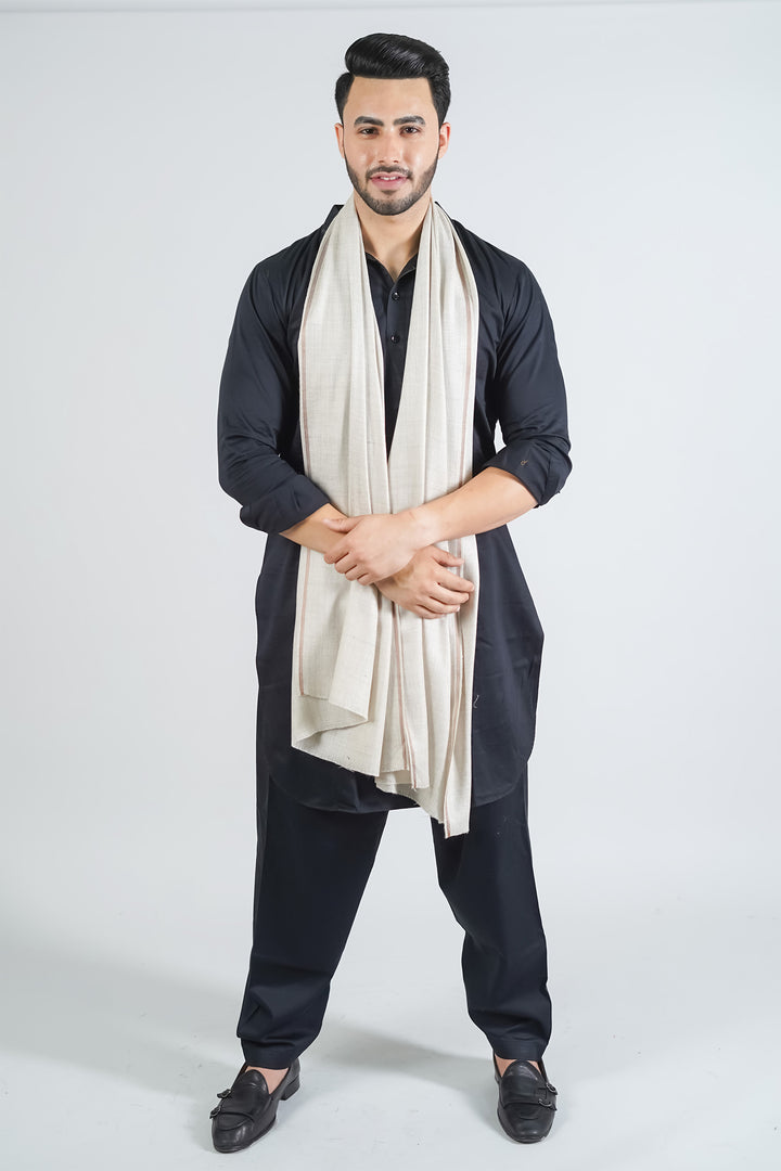 Khadi Dobby Weave Stole