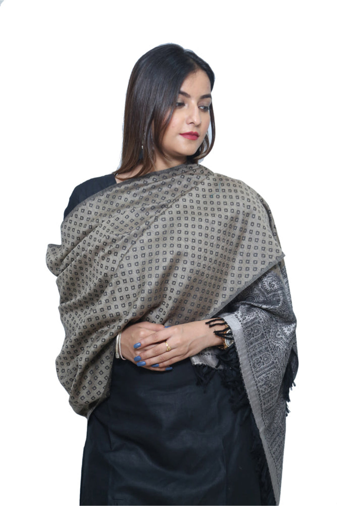 Modern Palla Stole - Dual Design