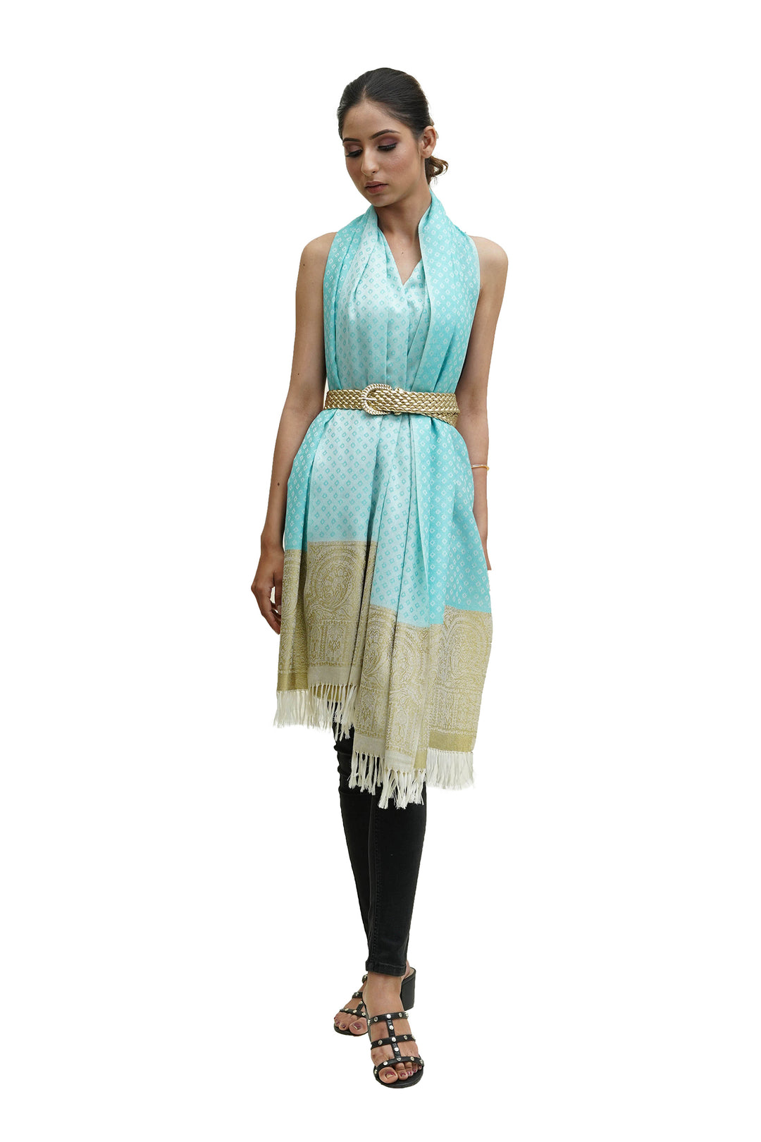 Modern Palla Stole - Dual Design