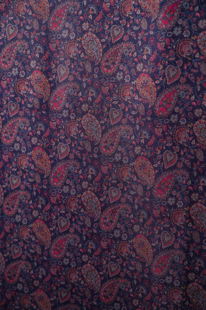 Panel Style Unstitched Suit With Reversible Dupatta