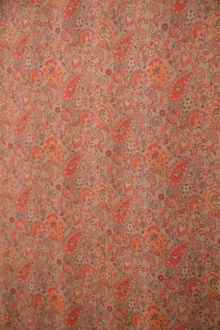 Panel Style Unstitched Suit With Reversible Dupatta