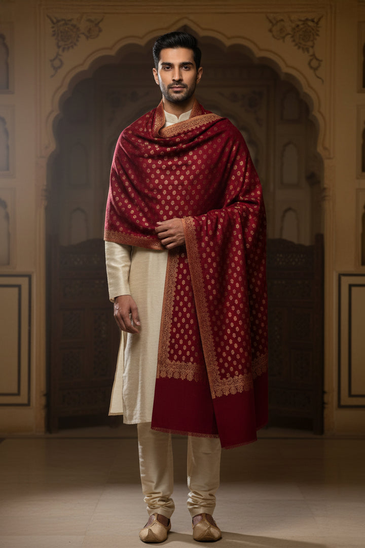 Zari Jaal Shawl for Men