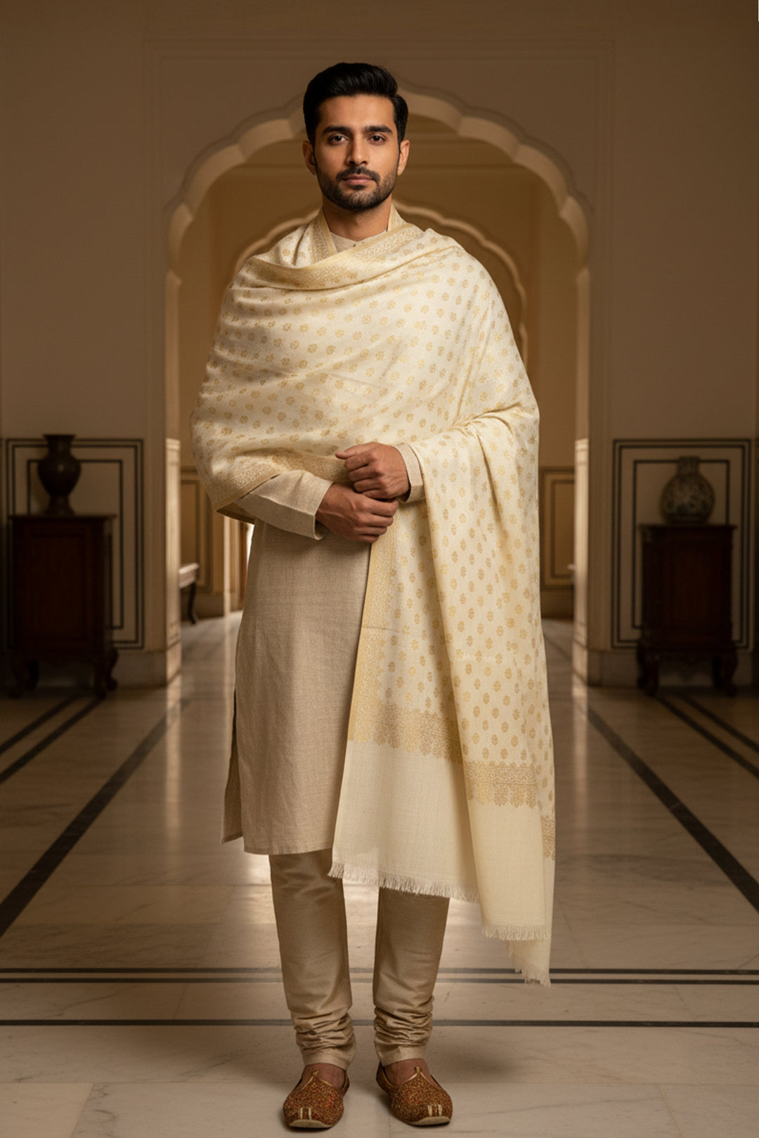 Zari Jaal Shawl for Men