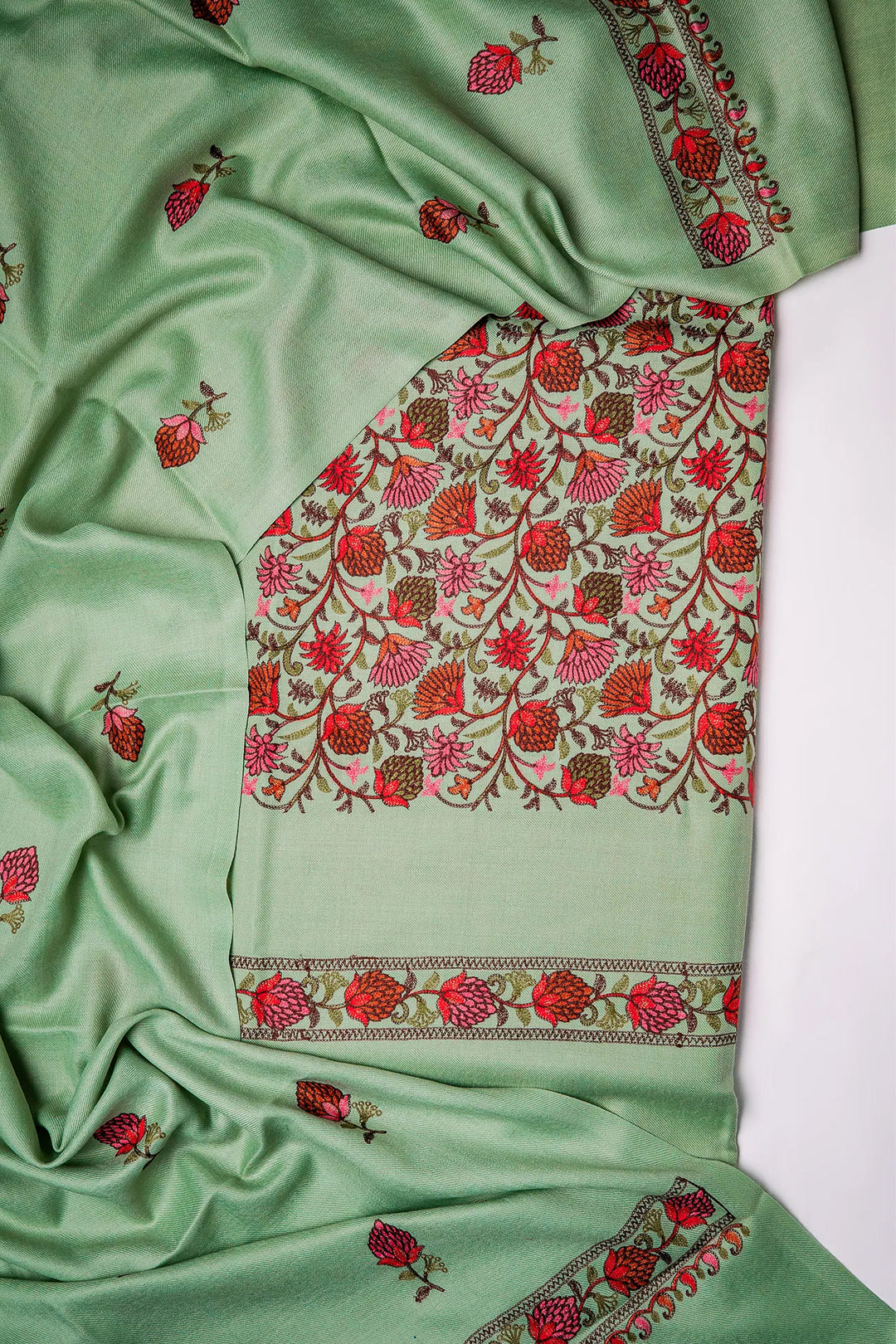 Aatika Embroidered Unstitched Suit With Sleeve Design