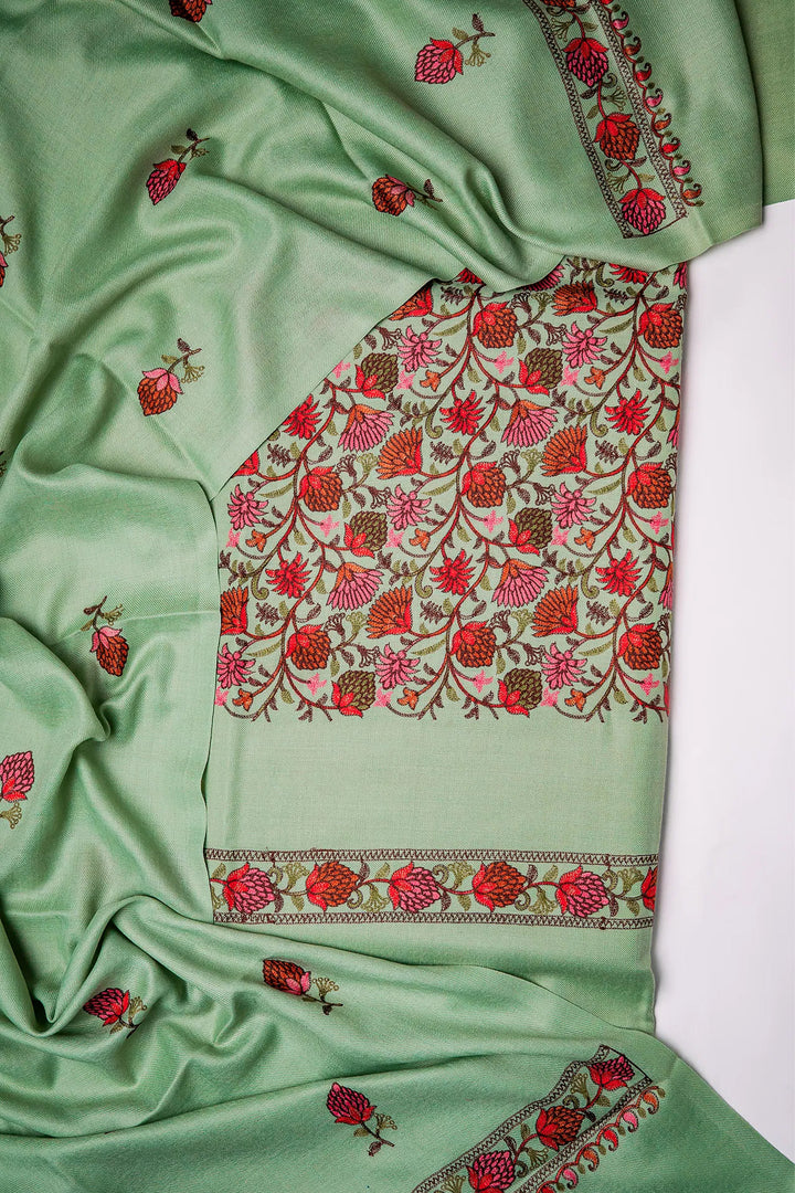 Aatika Embroidered Unstitched Suit With Sleeve Design