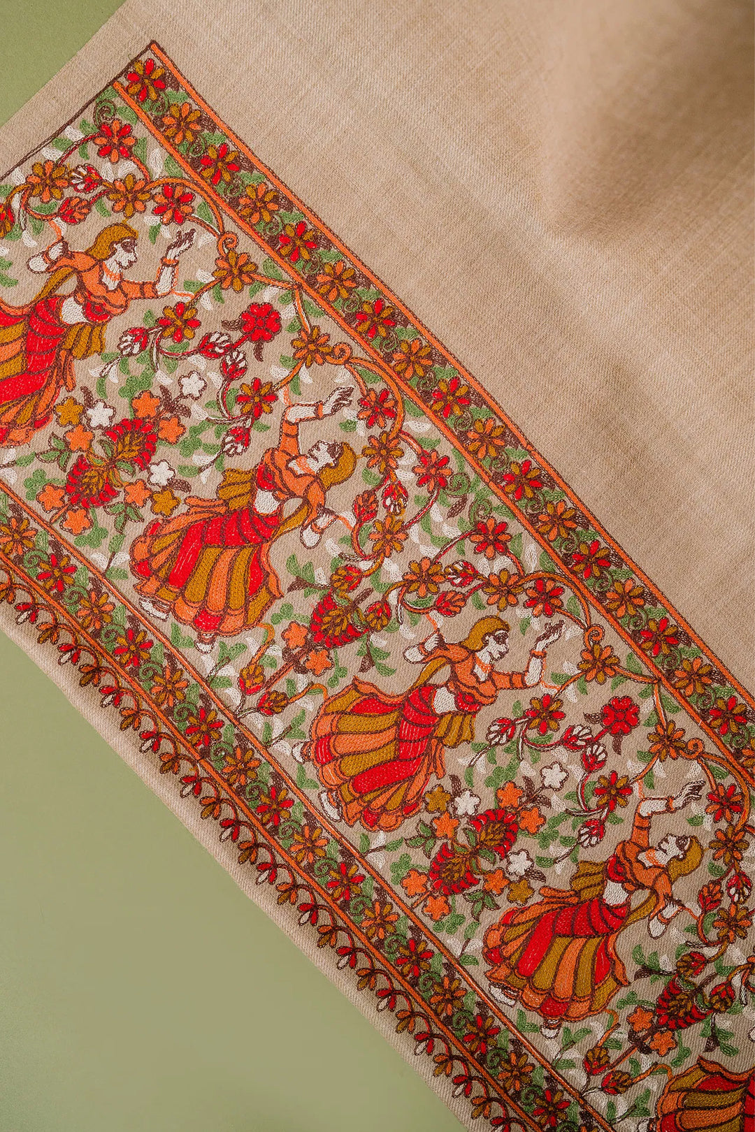 Deepika Figurative Jaal Embroidered Unstitched Suit