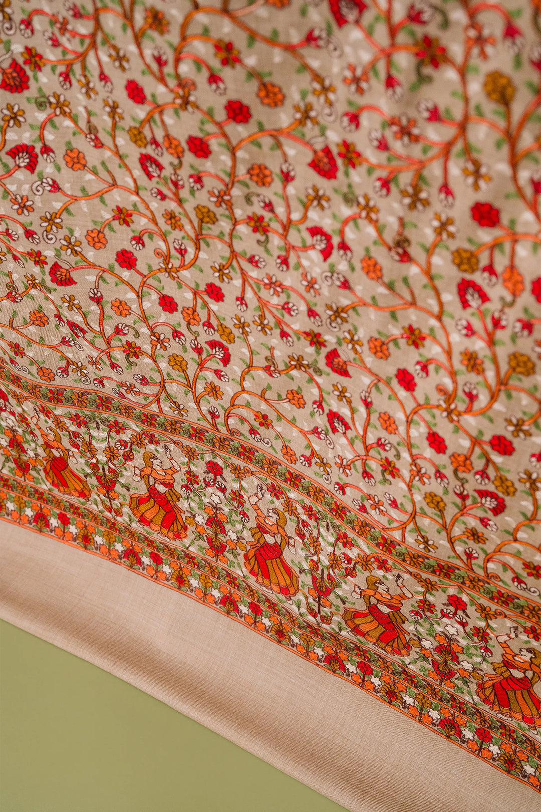 Deepika Figurative Jaal Embroidered Unstitched Suit