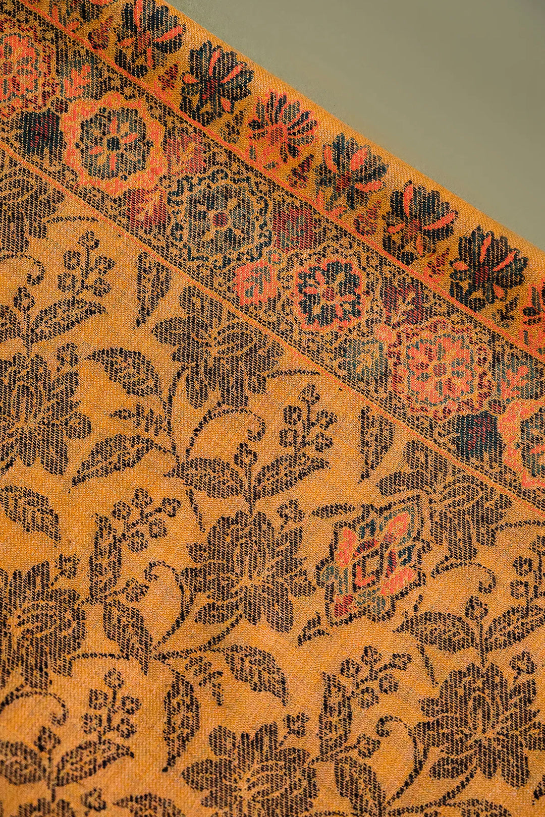 Self Woven Paisley Unstitched Suit