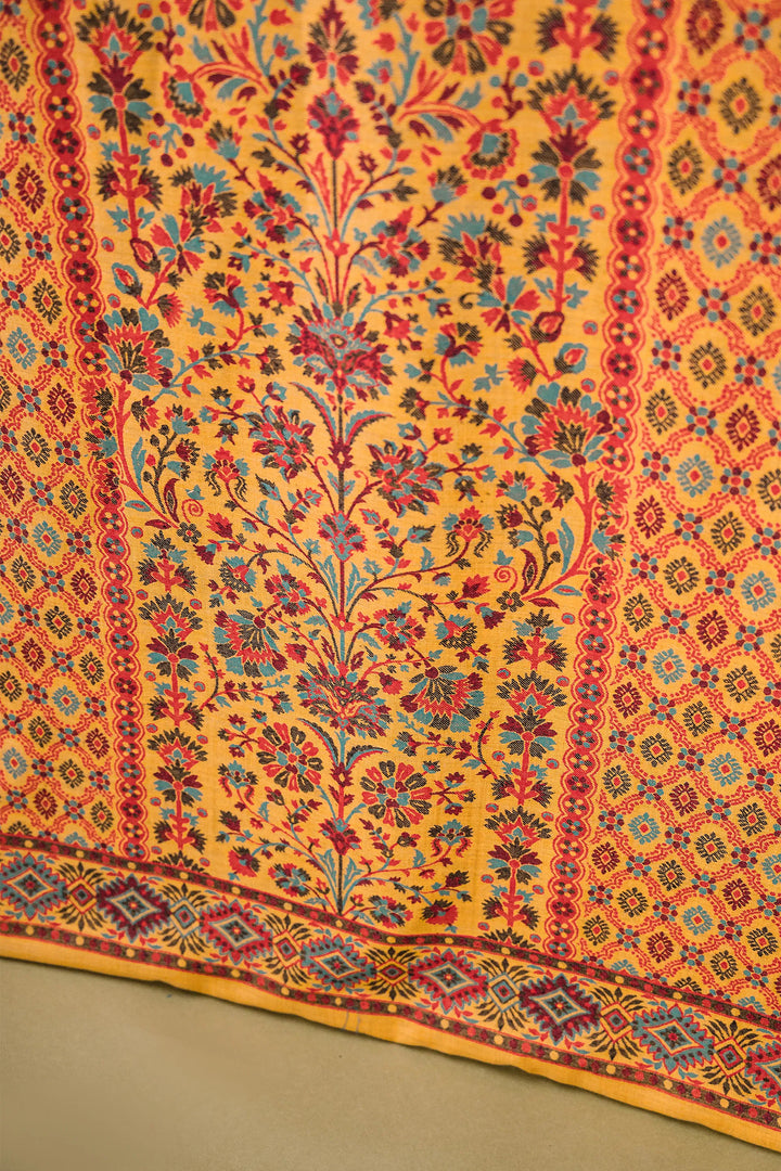 Kani Jaal Unstitched Suit With Buti Dupatta