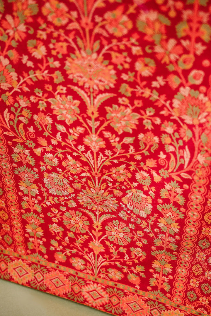 Kani Jaal Unstitched Suit With Buti Dupatta