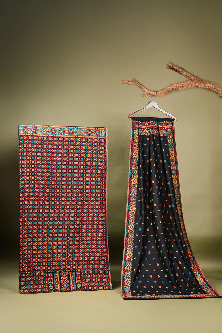 Kani Jaal Unstitched Suit With Buti Dupatta