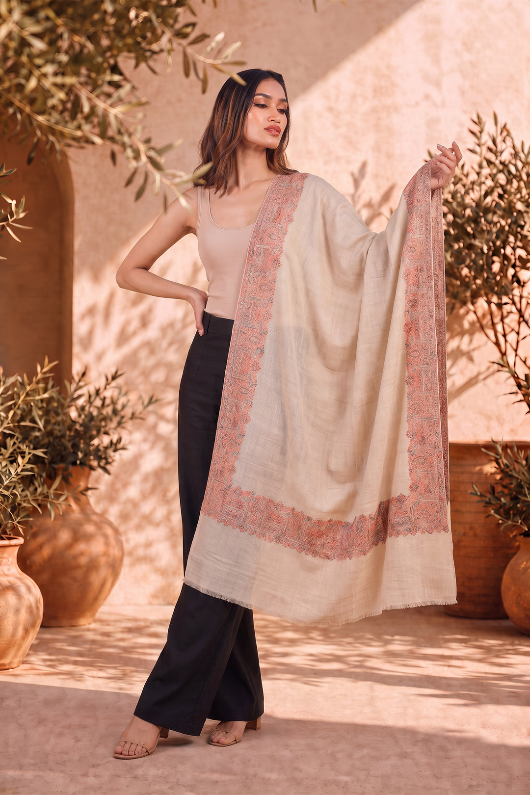 Woven Women's Kani Shawl