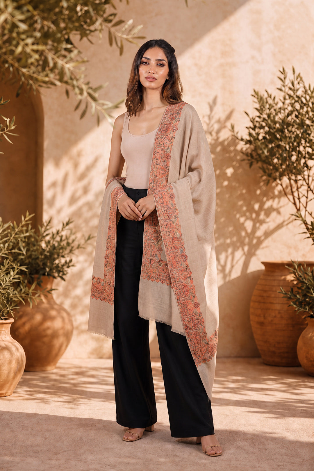 Woven Women's Kani Shawl