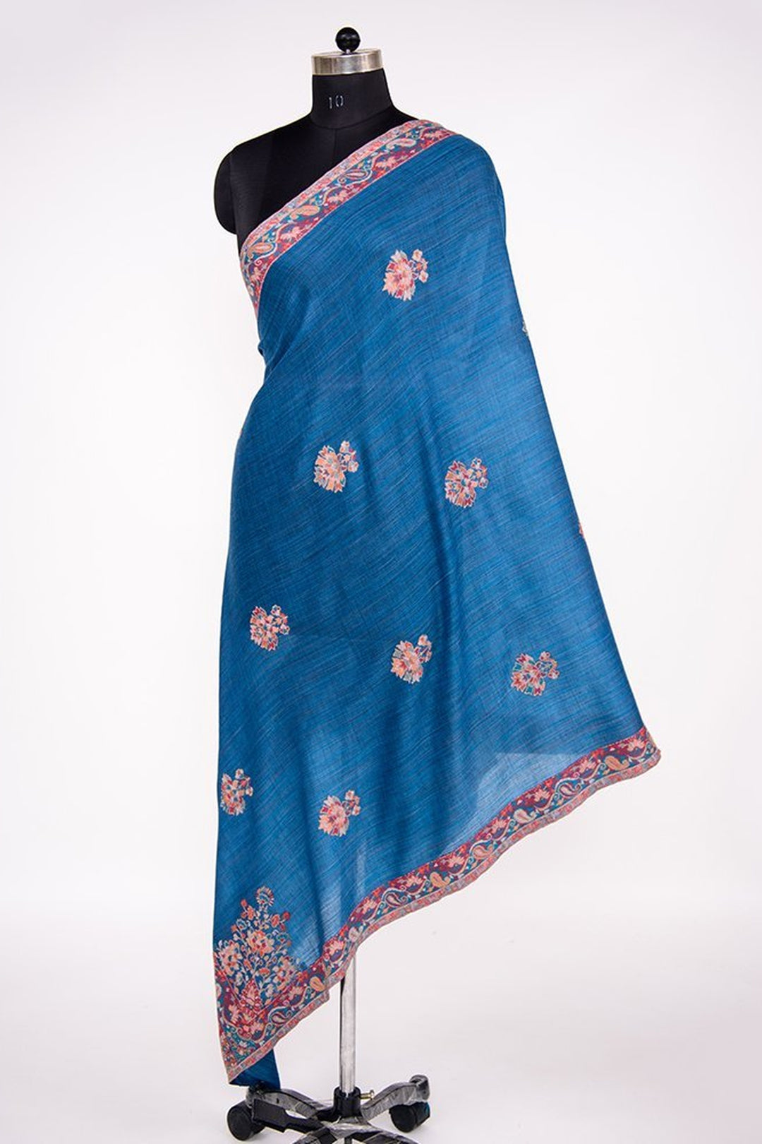 Teal Blue Kani Women's Shawl