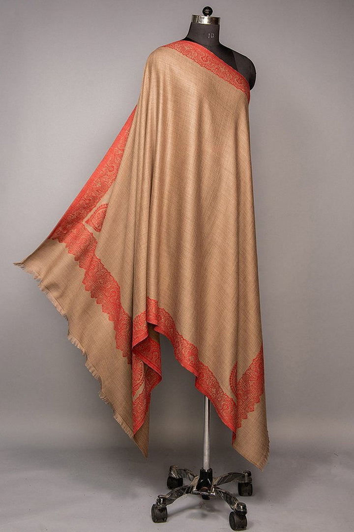 Kani Women's Shawl With Border Design