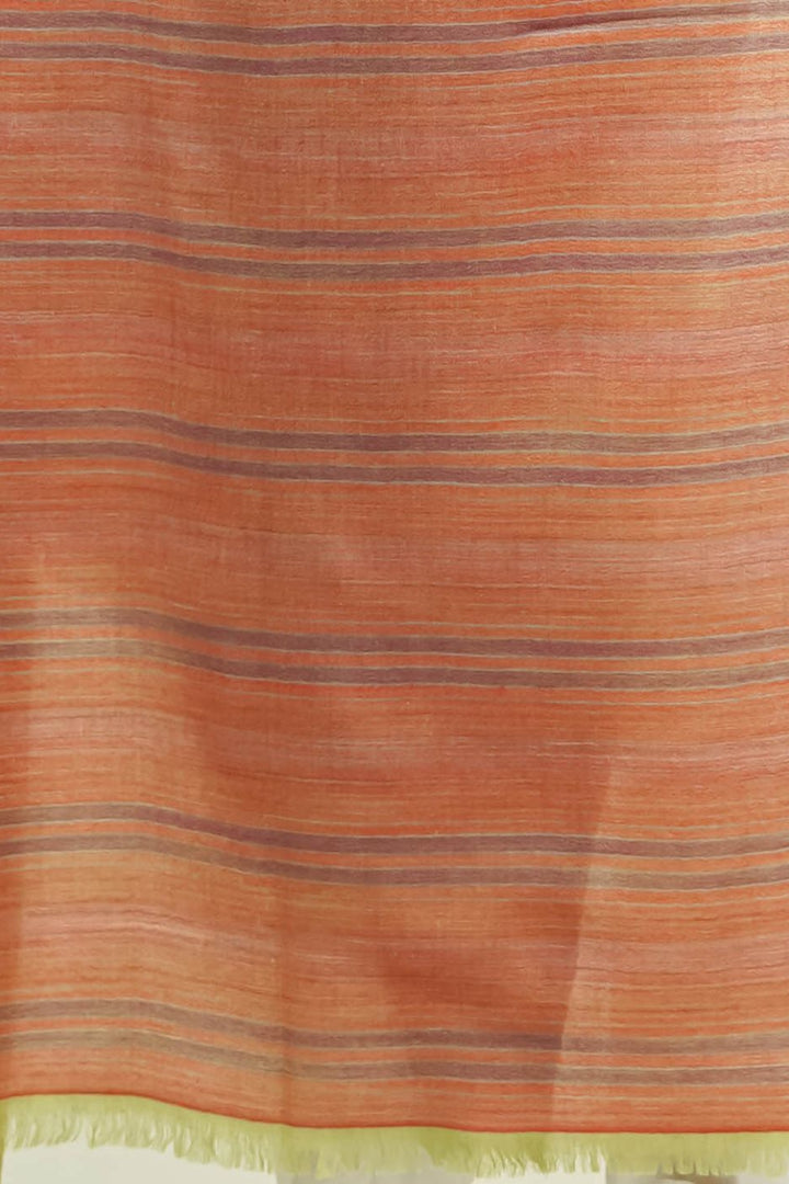 Reversible Striped Shawl