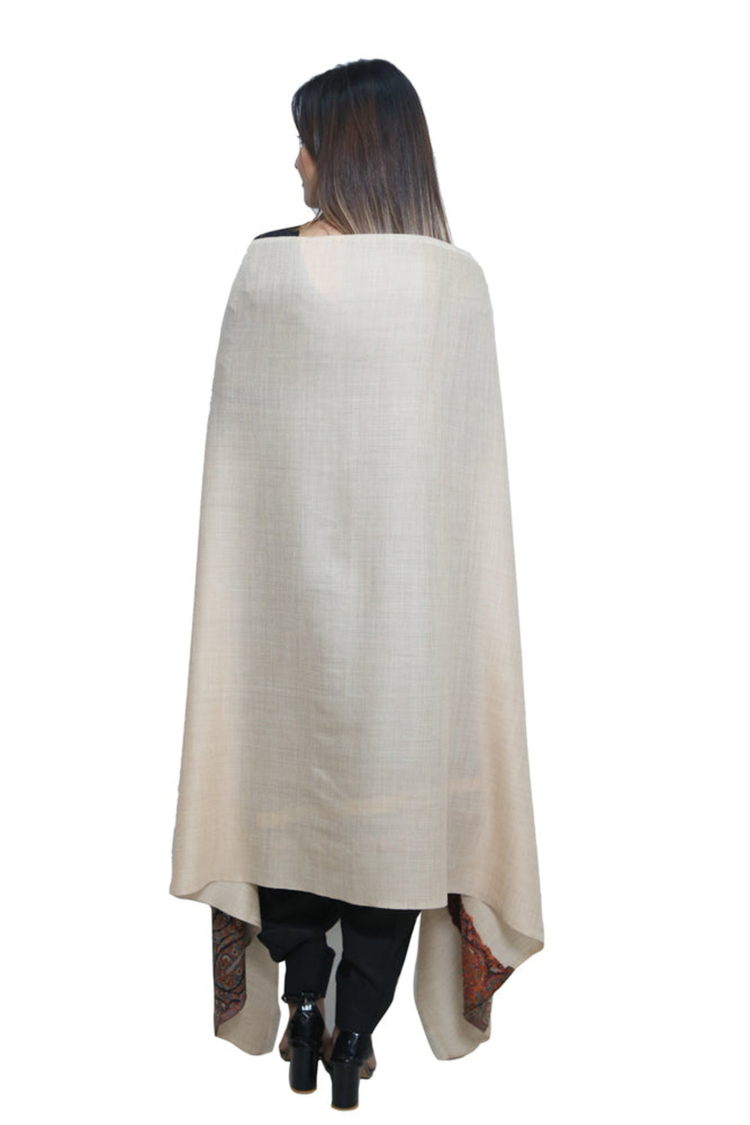 Melange Kani Jacquard Women's Shawl With Palla