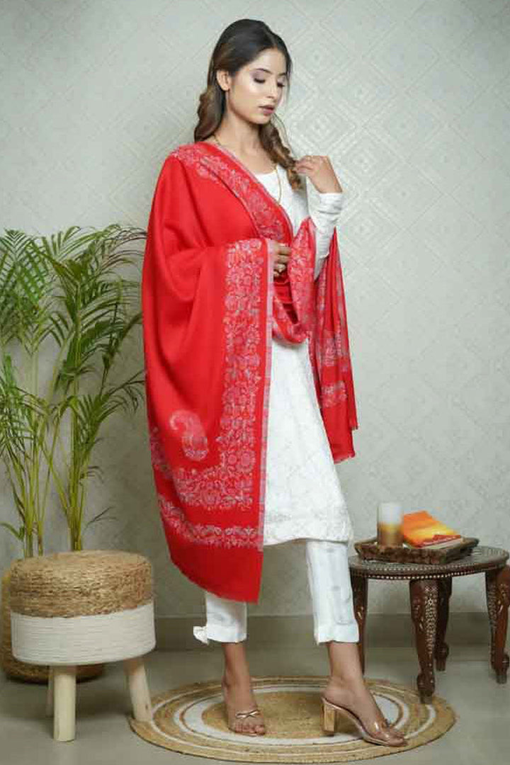 Merino Wool Jacquard Women's Stole