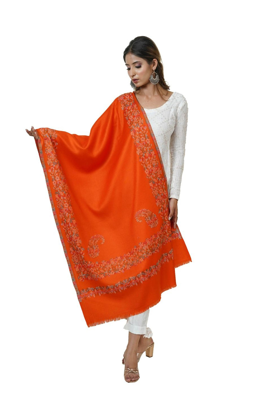 Merino Wool Jacquard Women's Stole