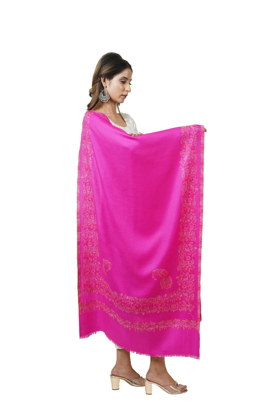 Merino Wool Jacquard Women's Stole