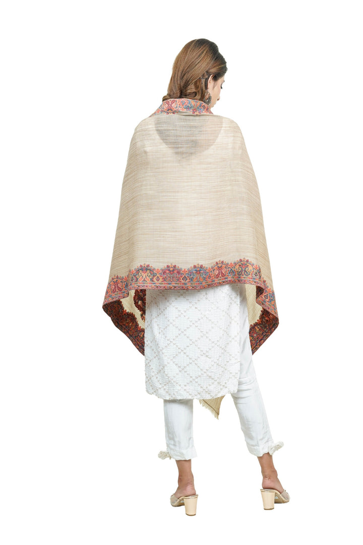 Kani Border Design Women's Stole