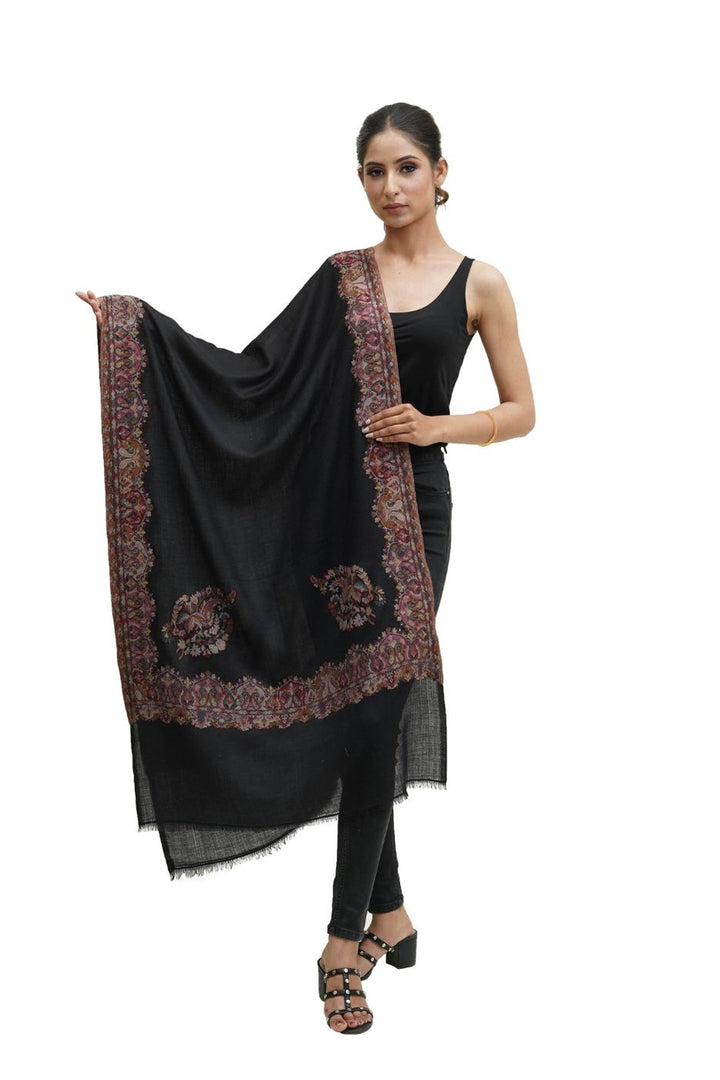 Kani Border Design Women's Stole