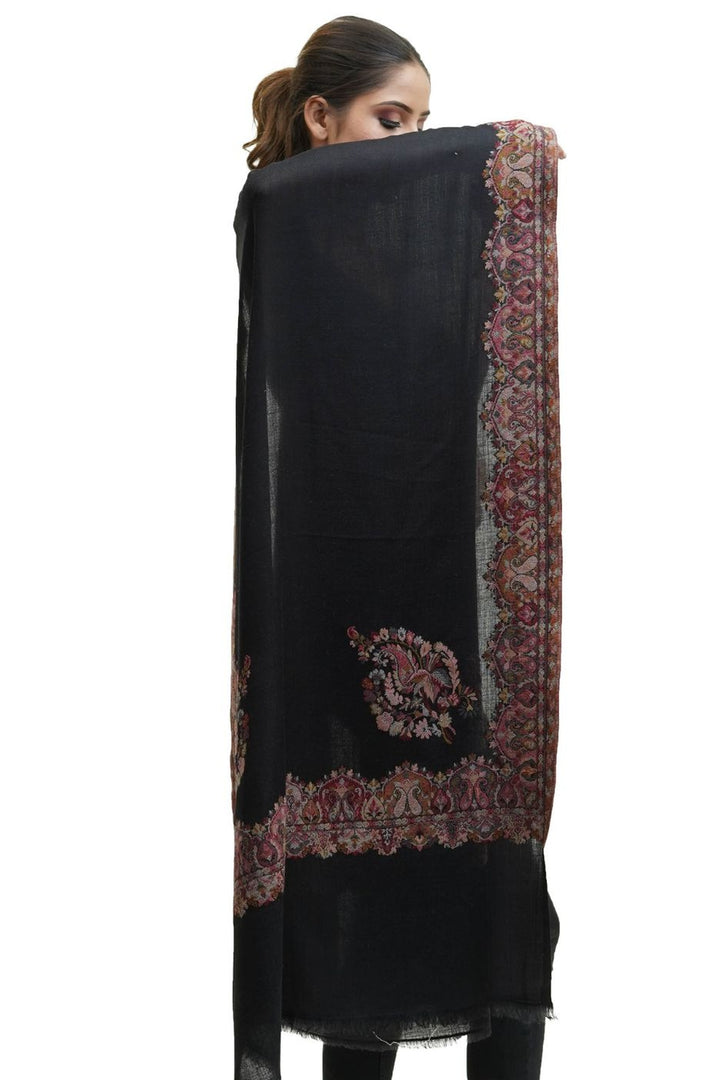 Kani Border Design Women's Stole