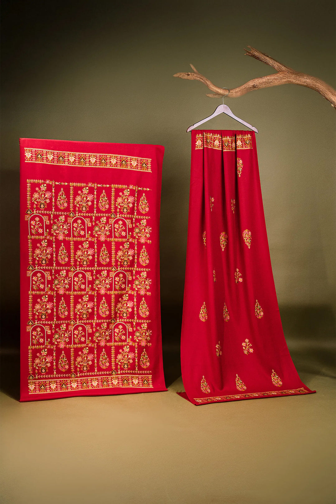 Kajol Jaal Embroidered Unstitched Suit