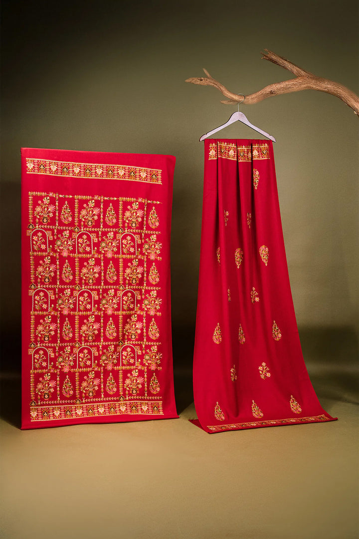 Kajol Jaal Embroidered Unstitched Suit